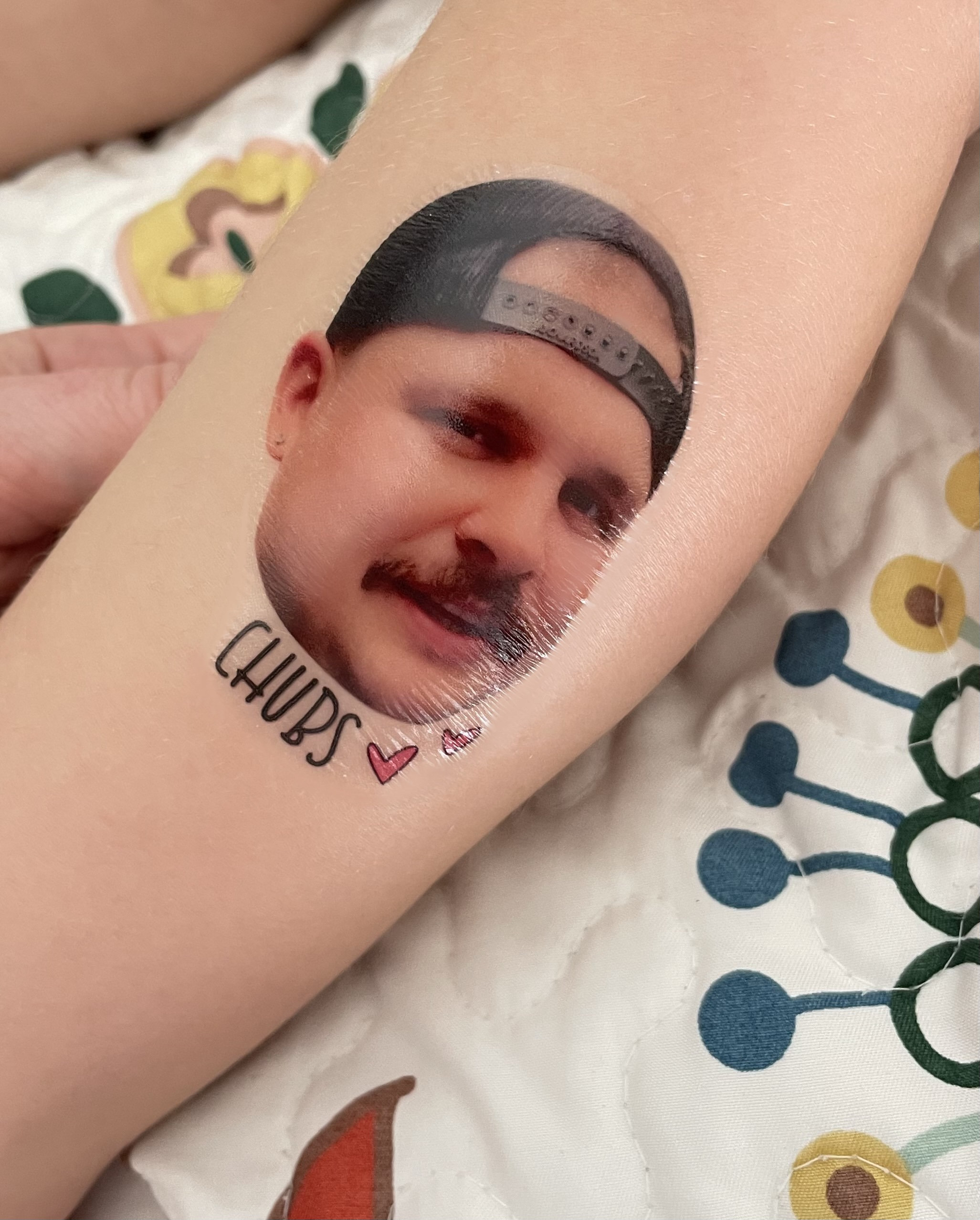 9 Custom Face Tattoos, Temporary Tattoo Sheet, Bachelorette, Birthday, Any Celebration!