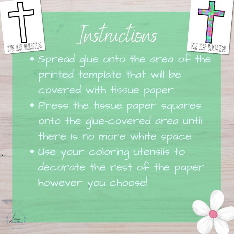 He is Risen Paper Craft Activity Download, Daycare Church Easter ...