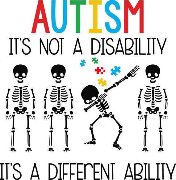Autism Svg Autism Its Not a Disability Its a Different Etsy Australia