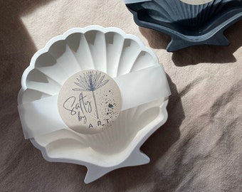 Seashell Schmuckschale, Jesmonite, Dekoschale, Muschel, Shell, Homedeco, Homedekor, Ojoydesign