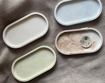 Plateau en jesmonite | Salty by Art Tray | Ablage | Schmuckablage | Plateau décoratif | Plateau à bijoux | Choisissez vos couleurs