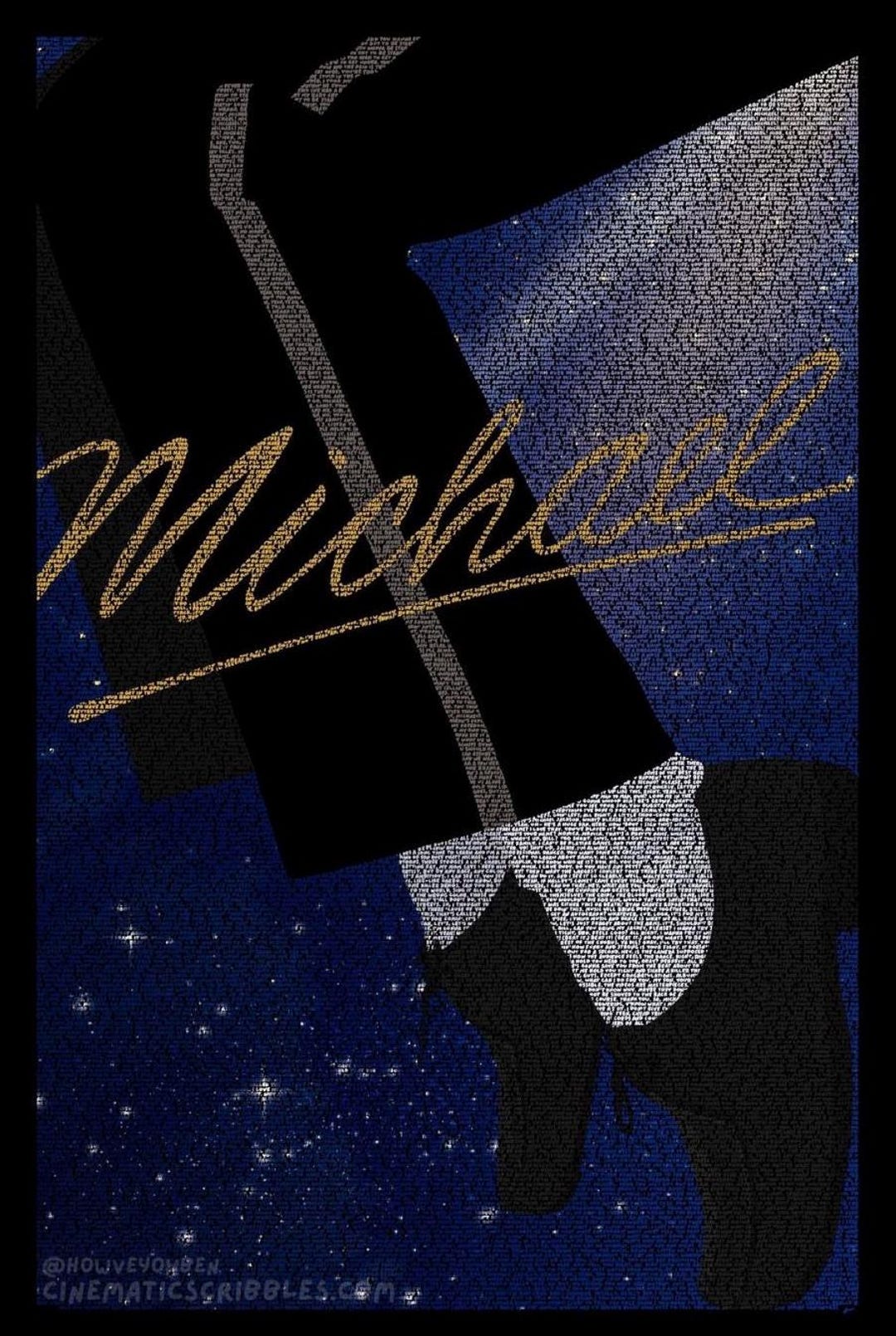 Michael (2026) - Handwritten Michael Jackson Script Poster - Etsy
