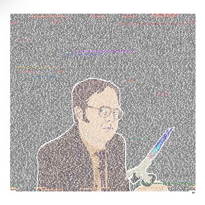The Office ”Stress Relief” - Handwritten Script Poster