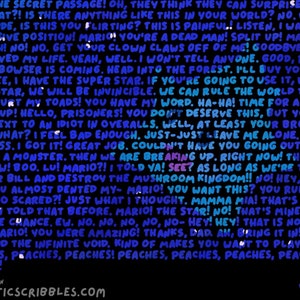 The Super Mario Bros Movie - Handwritten Script Poster - Etsy