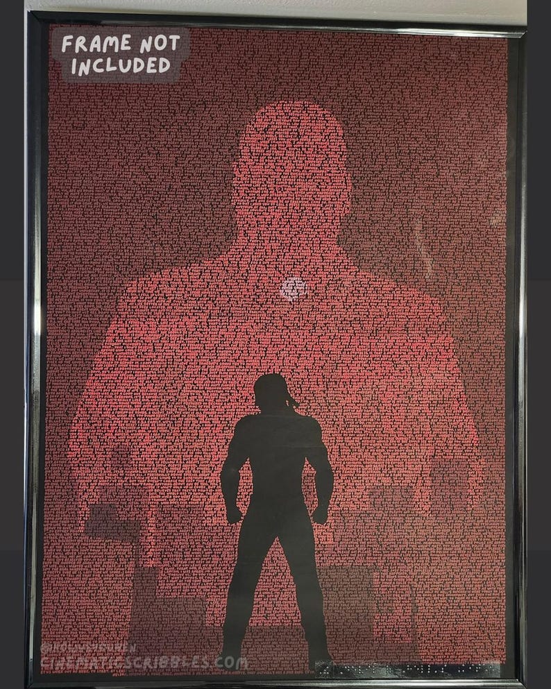 Daredevil Script Daredevil (S3E12/13) - Handwritten Script Poster With Braille - Etsy