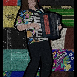 Weird Al Yankovic (50 canciones) - Póster escrito a mano