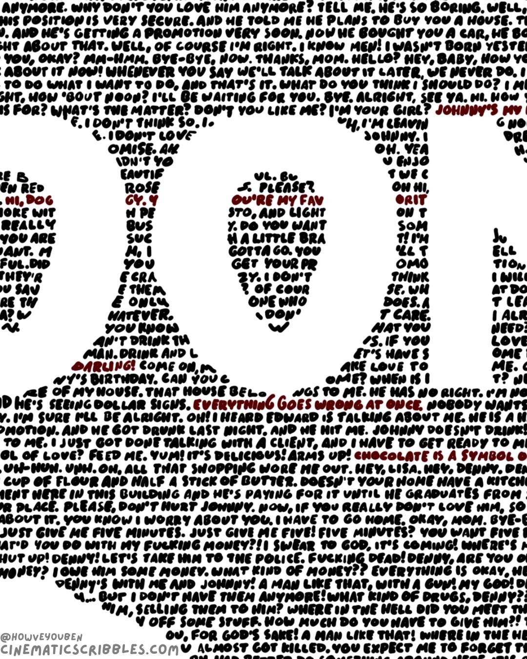 The Room - Handwritten Script Poster - Etsy