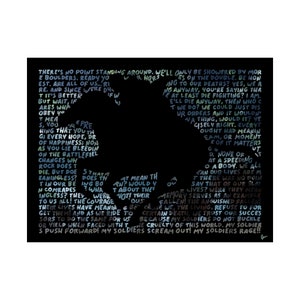 Attack on Titan - Handwritten Script Poster - Etsy