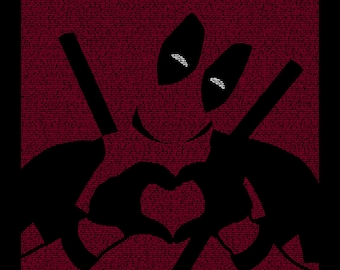 Deadpool (2016) - Handwritten Script Poster