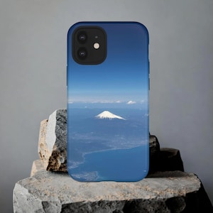 Mount Fuji Landscape Phone Case | Japanese Phone Case | iPhone Tough Case | Simple Cover for iPhone 16, 15, 14, 13, 12, 11, X