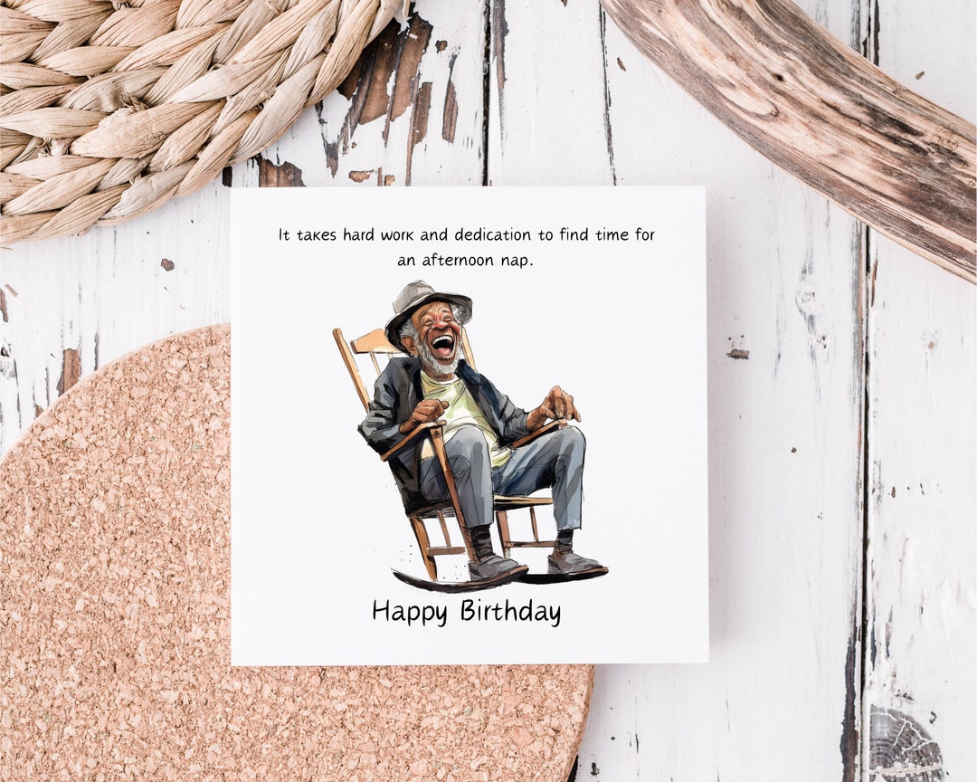 Personalized Funny Birthday Card for Grumpy Old Man - Etsy