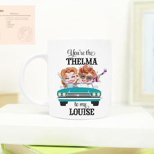 Thelma and Louise Friendship Keychain Set Thelma to My -  UK