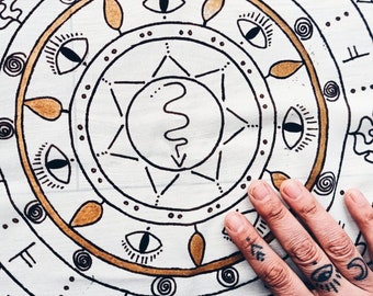 MYSTIC CELTS | Altar Cloth | Mandala Art