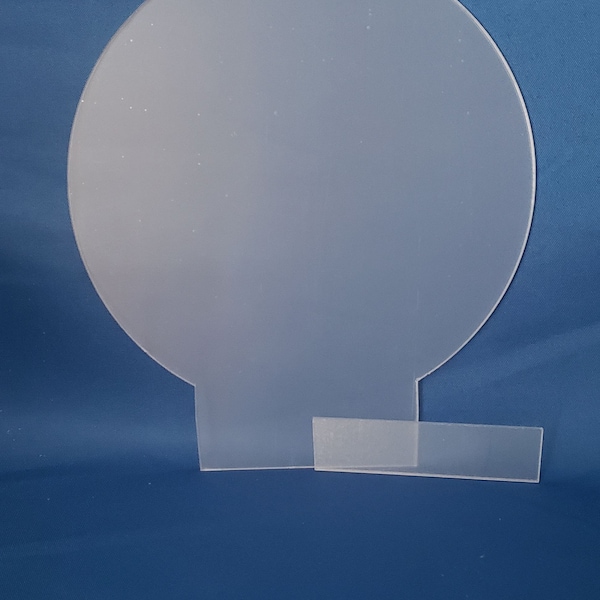 Acrylic Blanks for Led Base 2mm Etsy