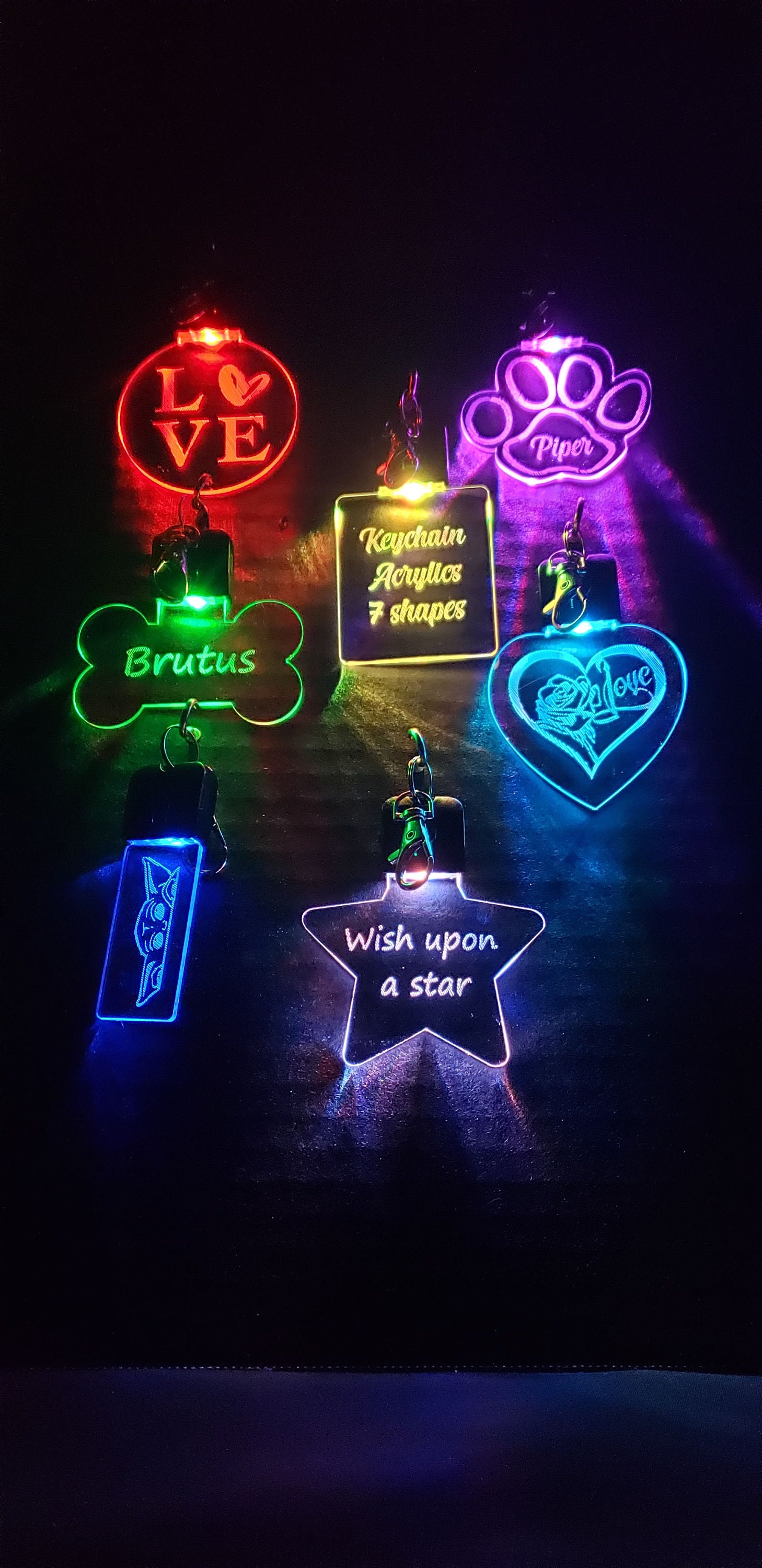 Light up Badge Holders -  Australia