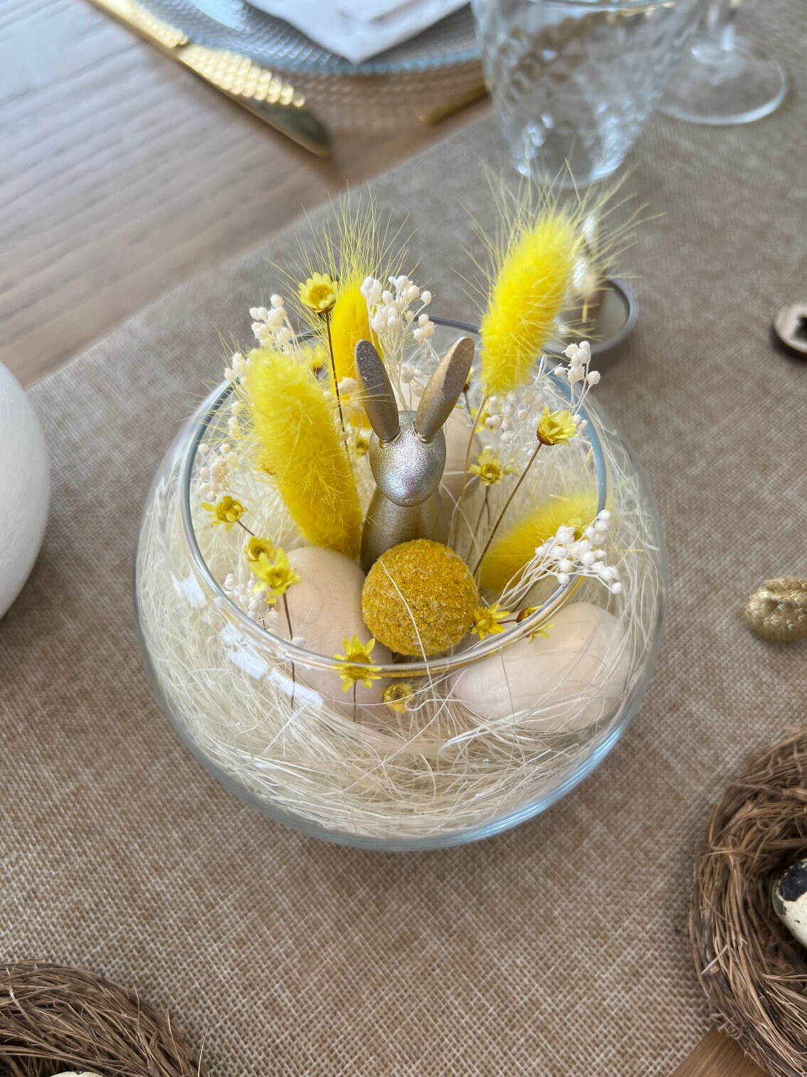 Boule Fleurs Séchées Easter