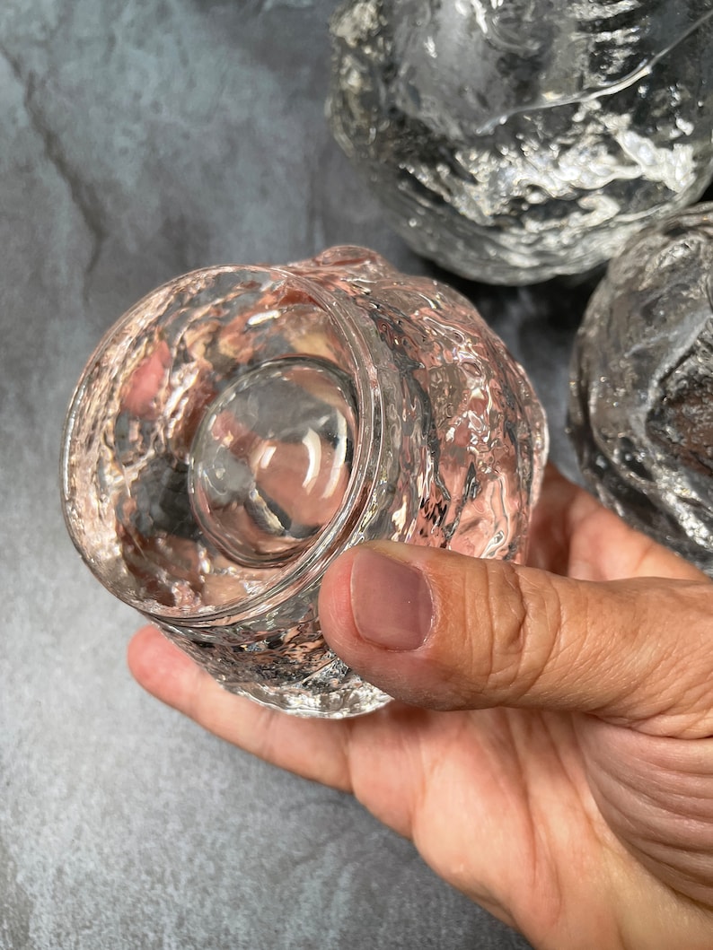 Three Kosta Boda Snowball Swedish Snowball Votive Candle Holders Etsy