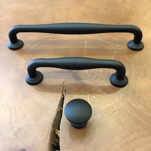Tiradores decorativos para muebles en negro mate / Çekmece Mobilya Kulpu / Mobilya Kapak kulpu / Mobilya Dolap Kulbu