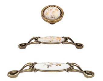 Decorative Porcelain Furniture Handle