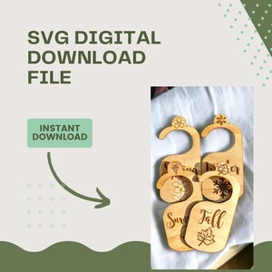 Divisores de armario para bebés grabados con láser de madera SVG para estaciones, archivos de corte digital, archivos de corte listos para láser, descarga instantánea, archivo SVG, digital