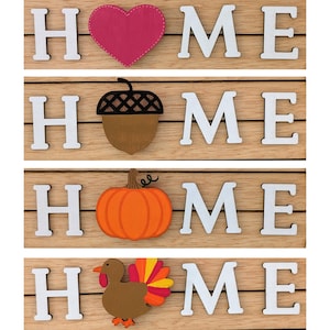 Hand Painted Magnetic Shapes: Home Sweet Home Sign Decor