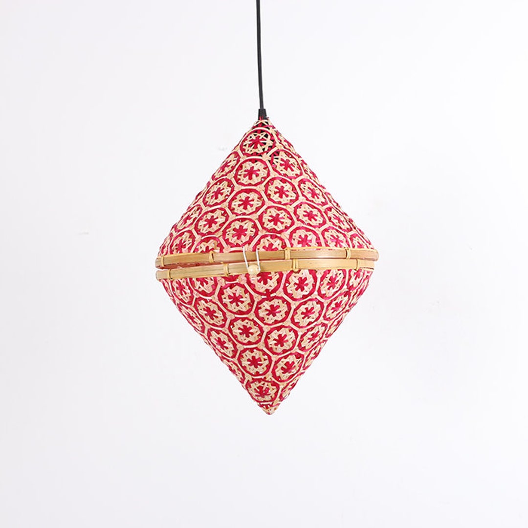 Rattan Pendant Light Large Rattan Wicker Lamp Rattan Lamp Rattan