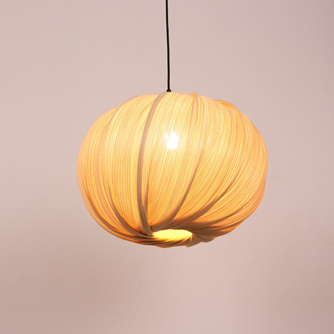 Rattan Pendant Light Large Rattan Wicker Lamp Rattan Lamp Rattan