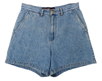 Limitierte 1990er Jahre Vintage Jeans Shorts High Rise Denim Mom Shorts Größe 8 28"