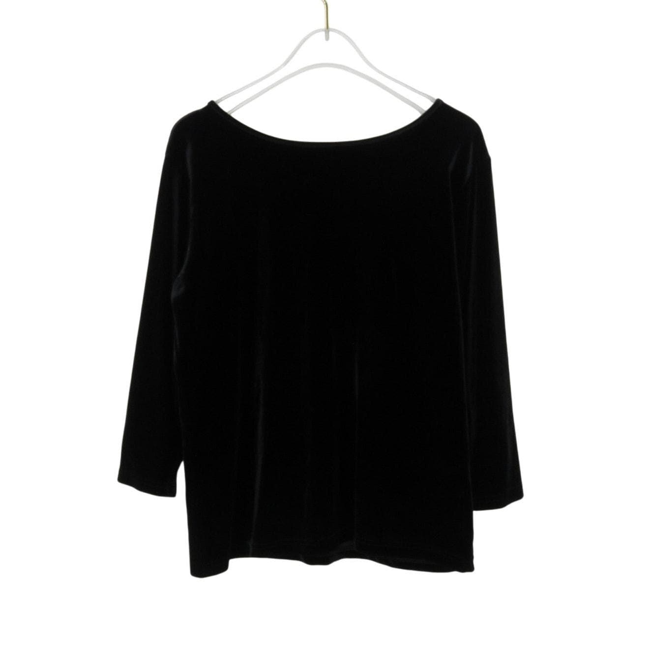 Haut En Velours Noir Et Or - Tunique Femme Taille M/L - Neuf Avec Étiquettes