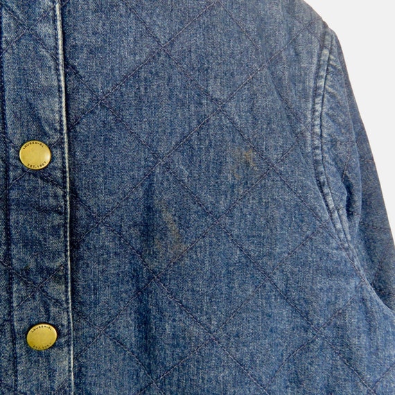 1990s Vintage Ralph Lauren Denim Jacket Paisley L… - image 9