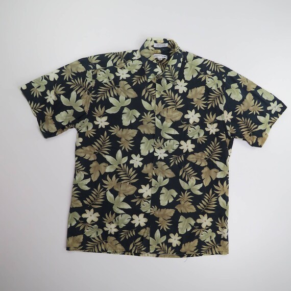 Pierre Cardin 1990s Vintage Hawaiian Button Down … - image 2