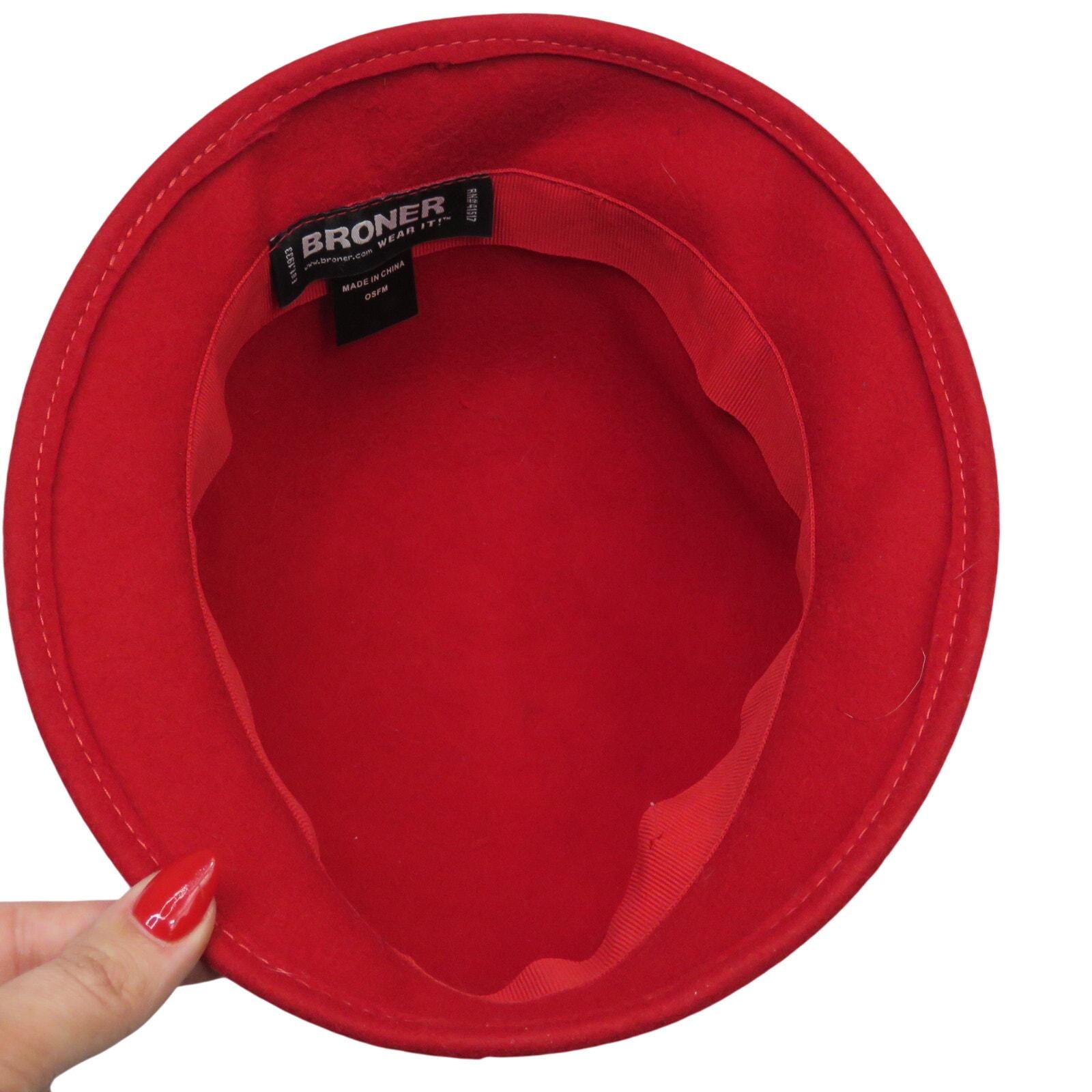 1970s Broner Vintage Red Wool Bowler Hat: Retro Chic - Etsy