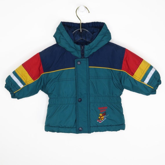 1990s Vintage OshKosh B'Gosh Retro Colorblock Bab… - image 1