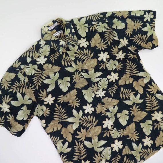 Pierre Cardin 1990s Vintage Hawaiian Button Down … - image 3