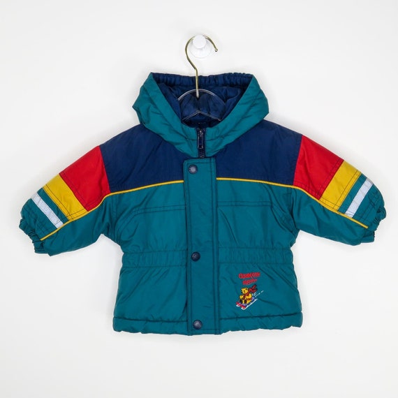 1990s Vintage OshKosh B'Gosh Retro Colorblock Bab… - image 2