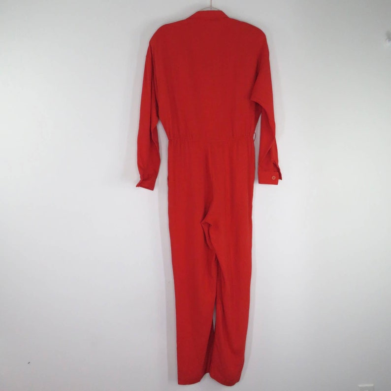 1980s Vintage California Girl Jumpsuit Red Jumpsuit Playsuit - Etsy