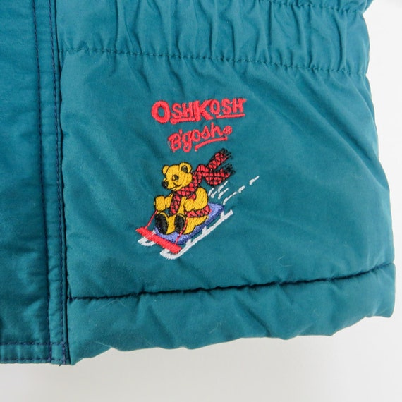 1990s Vintage OshKosh B'Gosh Retro Colorblock Bab… - image 4