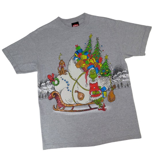 1990s Vintage Dr. Seuss the Grinch Graphic T-shirt Vintage 1990s Vintage Dr. Seuss the Grinch Graphic T-shirt Vintage