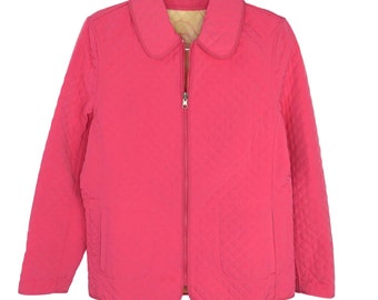 Vintage Braetan Vintage Reversible Pink Quilted Jacket Retro Barbiecore Medium