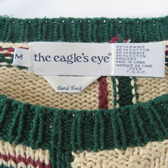 1980s Vintage Sweater Equestrian Knit Vintage Swe… - image 5