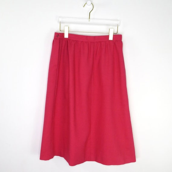 90s Vintage Ferruchi Hot Pink Pink Skirt Suit Bla… - image 6