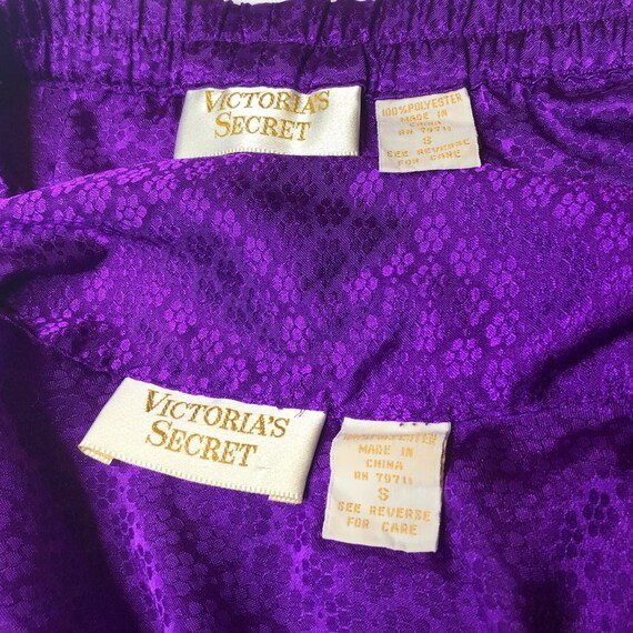 1980s Gold Label Vintage Victoria’s Secret Purple… - image 4