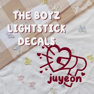 Autocollant Lightstick The Boyz / autocollant en vinyle / autocollant Lightstick / autocollant autocollant / déco kpop / autocollant kpop / déco Lightstick