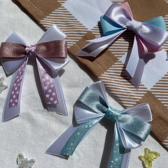 Cute small handmade hair bow clip / handmade hair accessories / elegant / gifts for her / girls hair accessory / women accessories