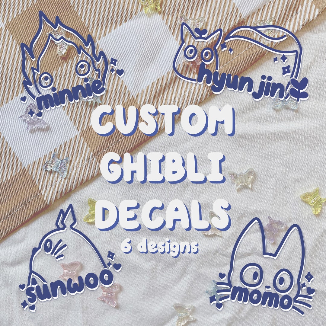 CUSTOM Kawaii Kpop Lightstick Decals / Vinyl Sticker / Lightstick ...
