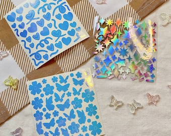 Vinyl sticker sheet / Kpop Lightstick Decals / decal add on / Lightstick sticker / decal sticker / kpop deco / kpop decal / Lightstick deco