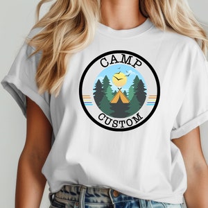 Custom Camp Shirt, Camp Gifts, Camp Crew Shirt, Camping Family Shirt, Gift for Birthday Shirt, Women Shirts, Tee For Girls, Gift for Him