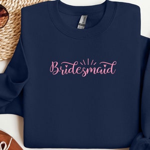 Bridesmaid Gift, Bridesmaid, Bride Crewneck, Gift for Maid of Honor Proposal Gift, , Hoodie Bachelorette, Custom Gift For Maid of Honor
