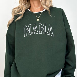 Moletom bordado da mamãe, moletom da mamãe, moletom bordado do dia das mães, presente para a mamãe, presente para a nova mamãe, presente do dia das mães