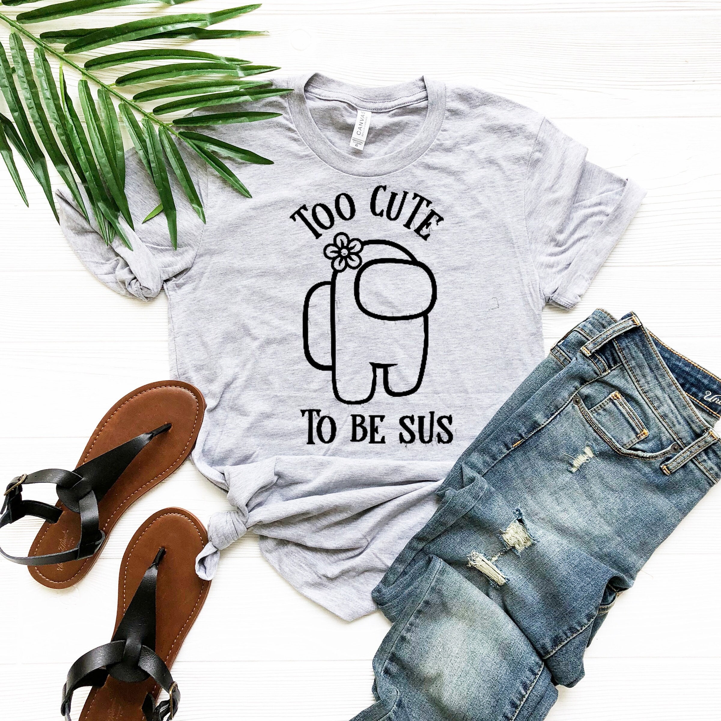 Too Sussy For School Imposter Among Us Unisex T-Shirt - Teeruto